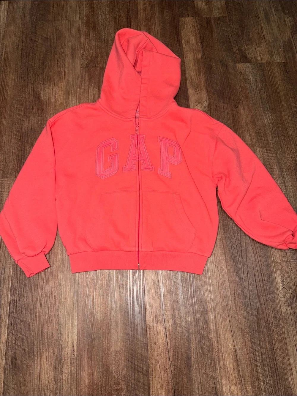 NWOT Lot of 2 Gap Kids Full Zip Fleece Hooded Sweatshirt size XL (12)